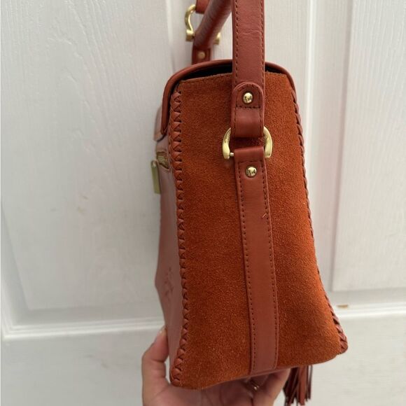 Brand new Sancia the Mini Milla Jet Set leather Bag in Cognac - Picture 11 of 16